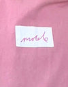 Flamingo Pink mit Motel Love-Stickerei