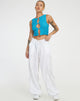 Bild von Nolan Crop Top in Blau