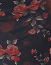 Aquarell Rose Schwarz