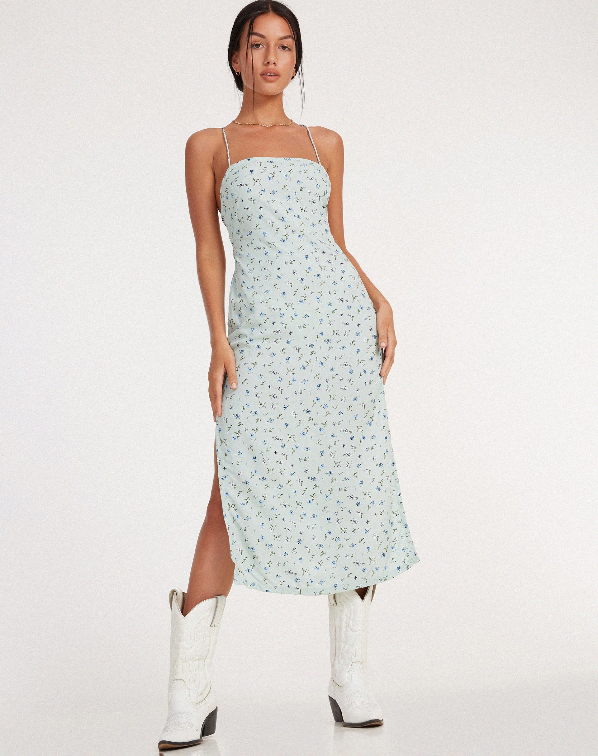 Bild von Nosita Midikleid in Pretty Petal Green