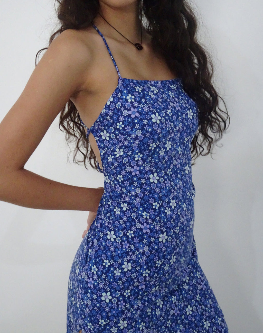 Nosita Midikleid in Retro Blau