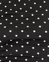 Schwarzer Polka-Jersey