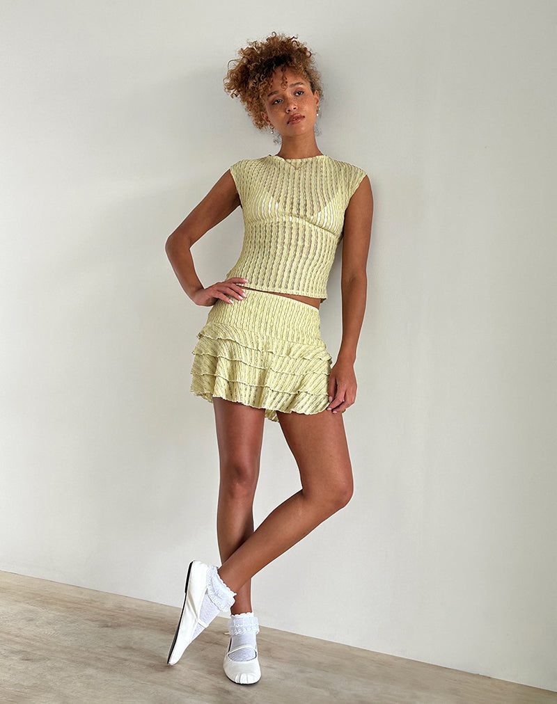 Abbildung des Carlota Mini Rocks in Crinkle Sage