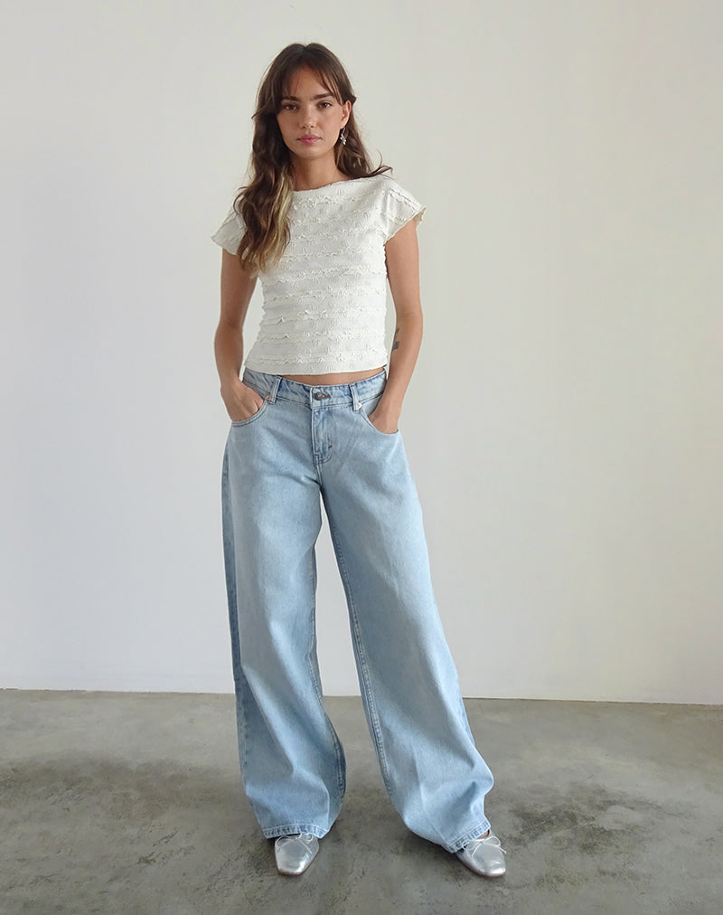 Bild von Nova Top in Crinkle Ivory