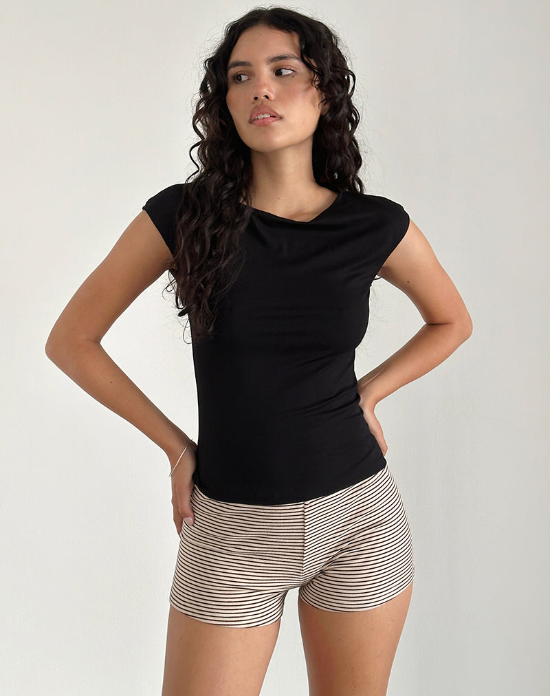 Image von Nova Top in Jersey Schwarz