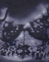  Spitzen-Scan-Motiv in Schwarz