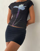 Bild von Nova Top aus Mesh Navy Flower