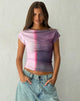 Bild von Nova Top in Pink Digi Print