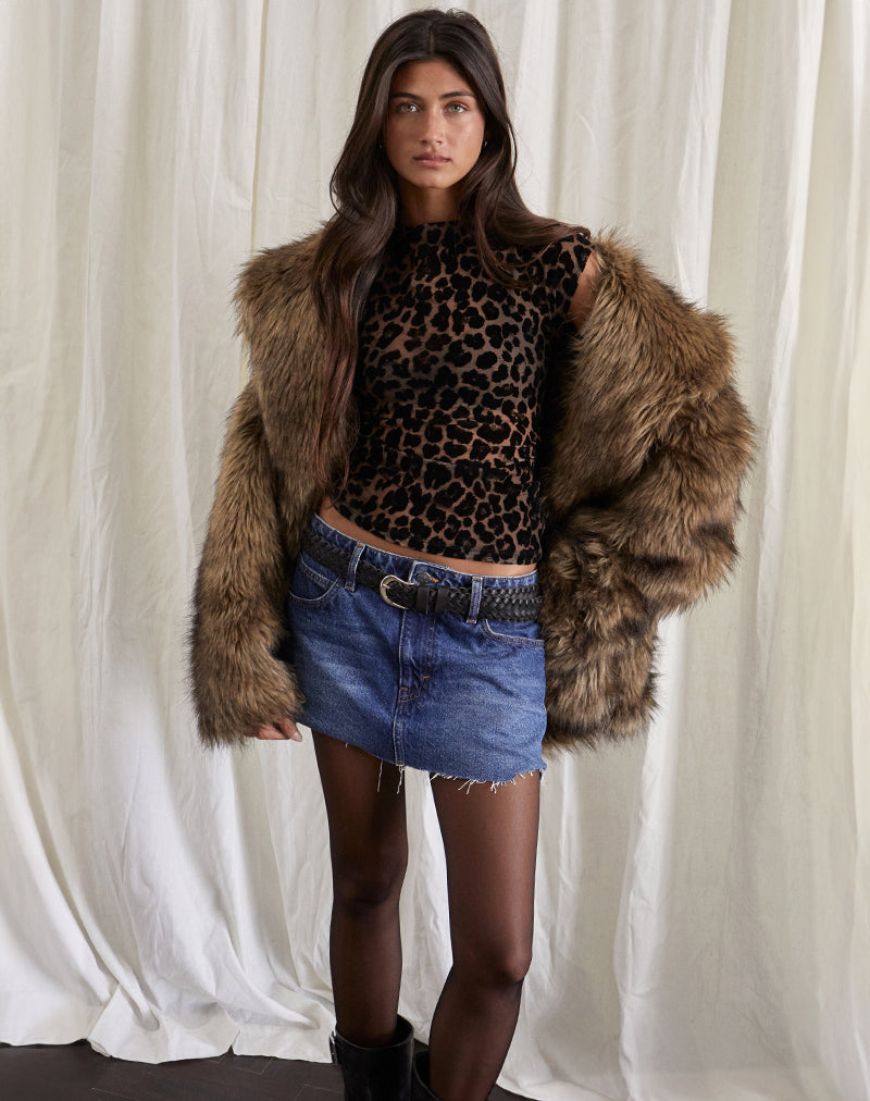 Bild von Nova Top aus Flockmesh Rar Leopard