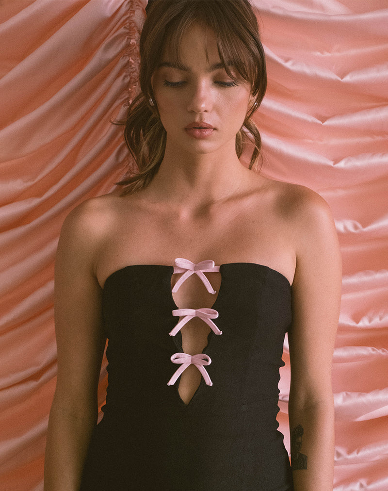 Novara Minikleid in Schwarz