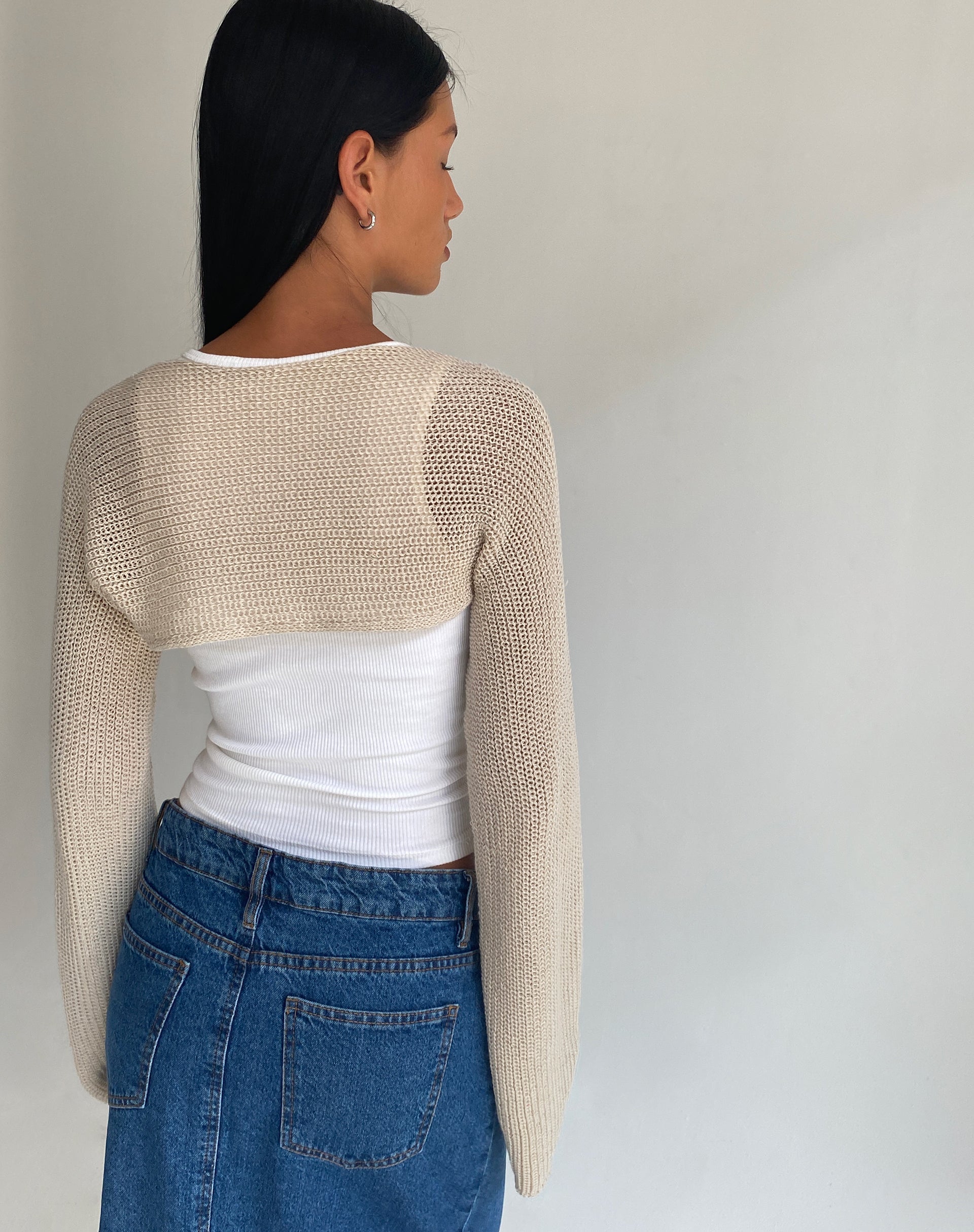 Bild von Nobila Shrug Top in Natural