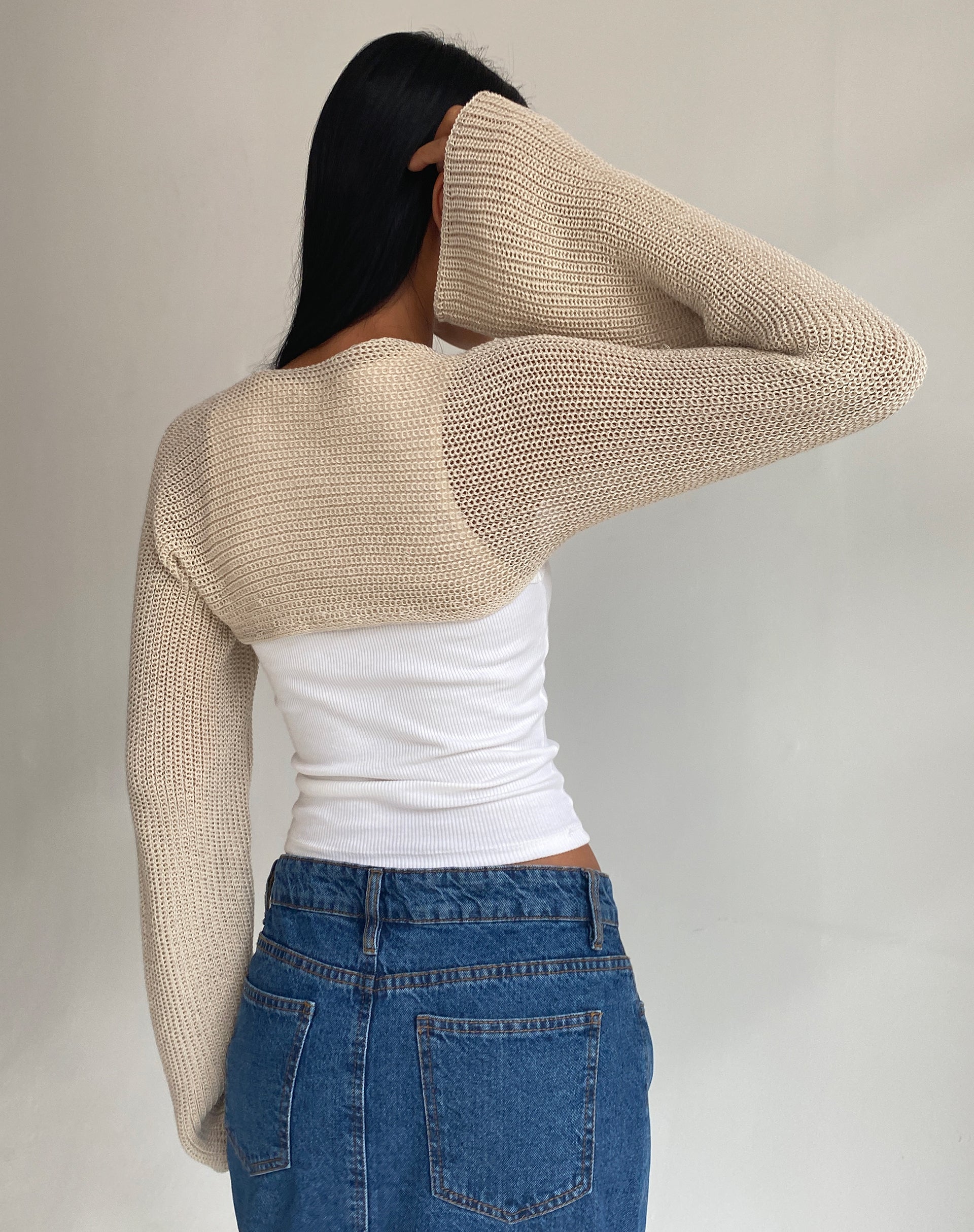 Bild von Nobila Shrug Top in Natural