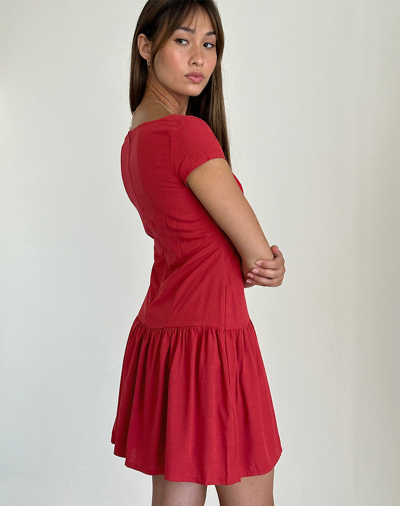 Image of Ohayo Minikleid in Adrenalinrot