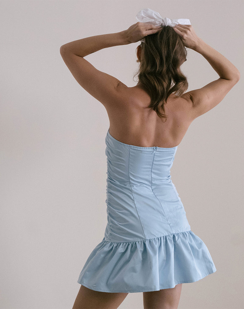 Image of Okapi Minikleid in Puderblau