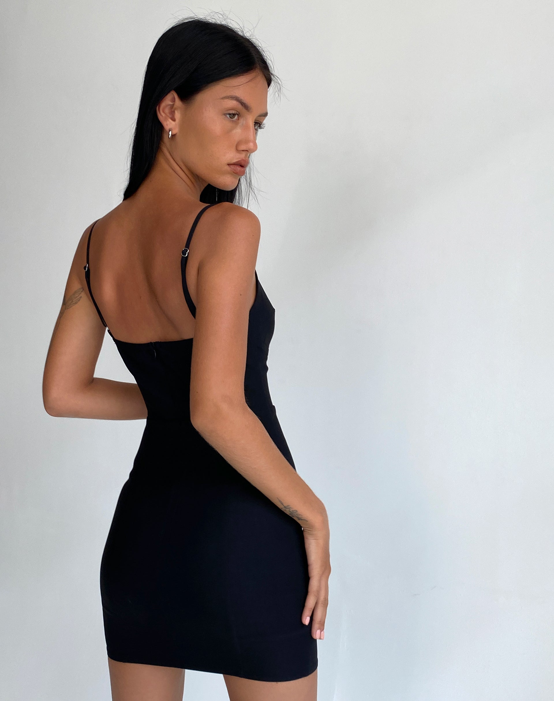 Image of Olesia Minikleid in Tailoring Schwarz
