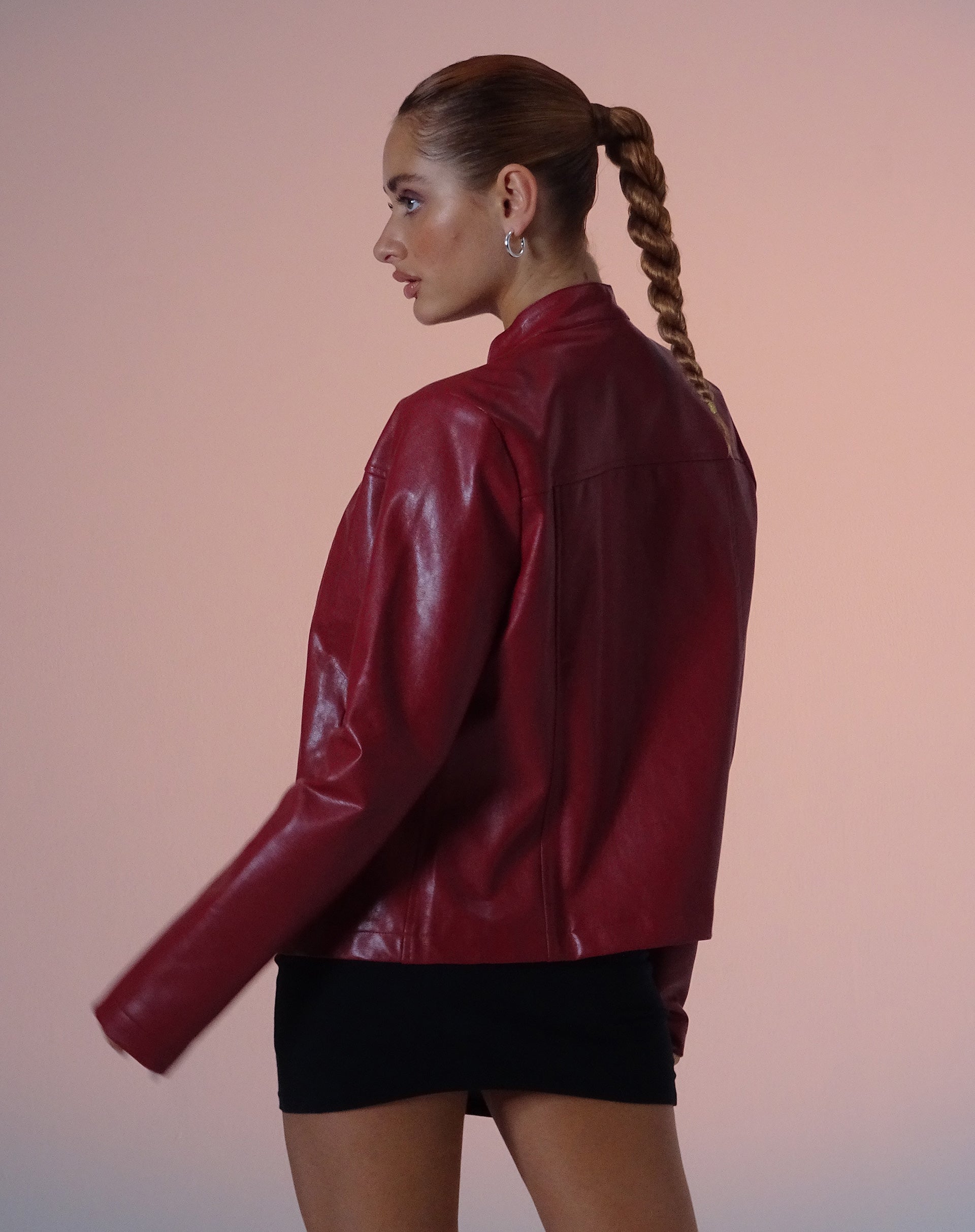 Abbildung von Olivia Jacket in PU Blood Red