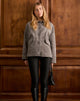 Image of Orson Jacke aus Wildlederimitat Olive Grau