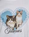 Weiß mit Taurus Motel Pet Print