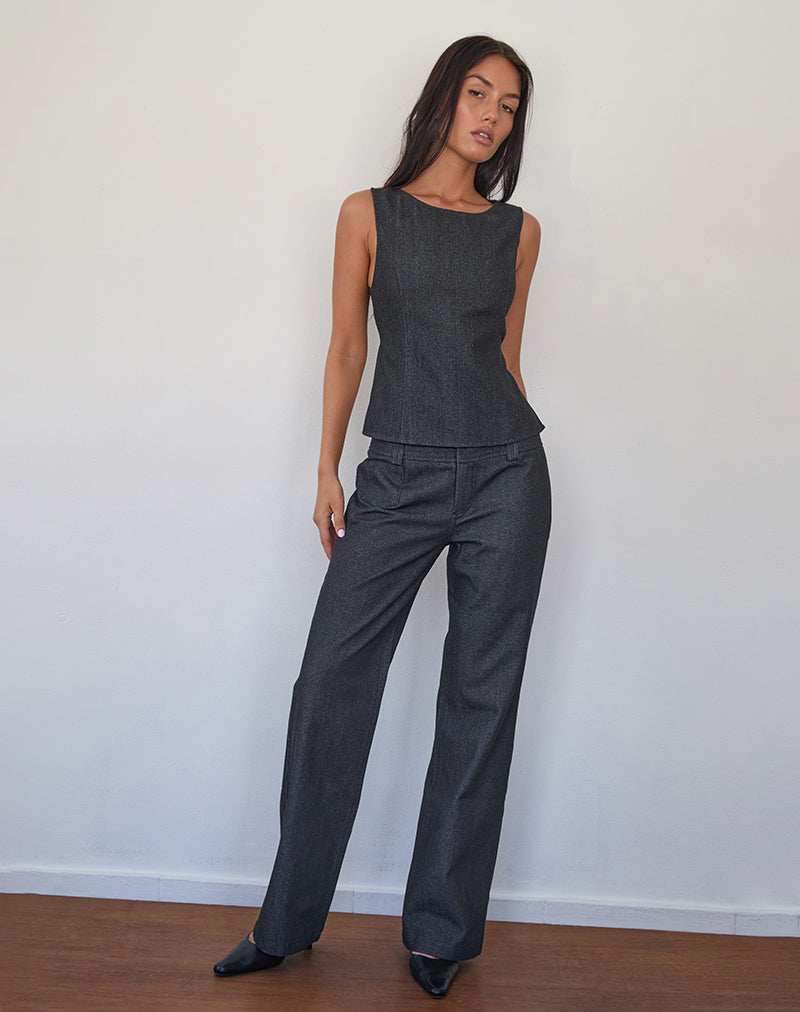 Image der Padali-Hose in dunklem Indigo