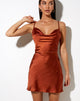 Bild von Paiva Slip Dress in Satin Brick