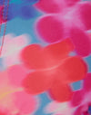 Unscharfe Blume Blau und Rosa