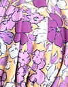 Leuchtend blumiges Orange und Lila