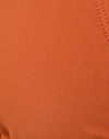 Gebranntes Orange mit Perlen