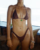 Abbildung des Pami Bikini-Oberteils in Shimmer Brown