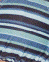 Blau gestreift