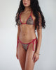 Bild von Lentra Constrast Ties Bikini Bottoms in Rar Leopard