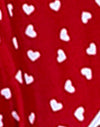Rotes und weißes Herz