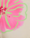 Elfenbein mit rosa Aquarellblume