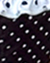 Schwarz und Blau Polka