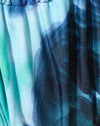 Abstrakt Floral Blau