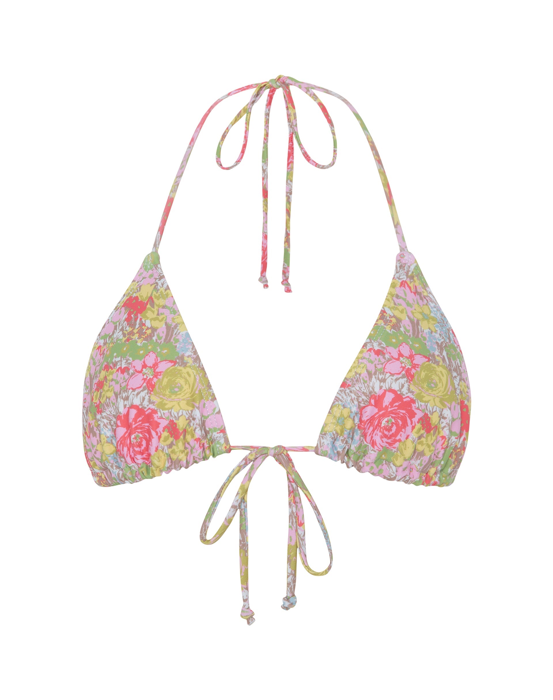 Bild von Pamita Bikini-Oberteil in Rosa Abstrakt Floral Schwimmen