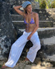 Bild der Kaomy Hose mit weitem Bein in Weiß