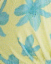 Gelbe gemalte Blume