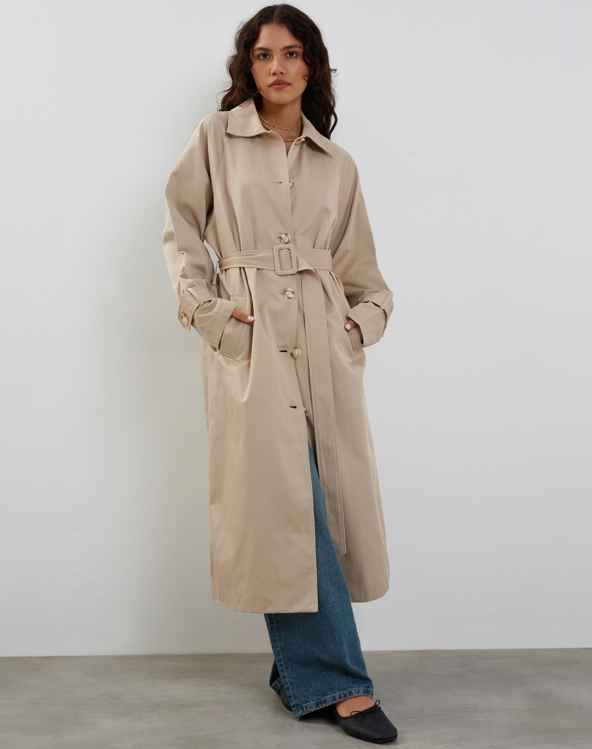 Bild von Panala Trenchcoat in Sand