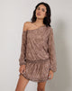 Bild von Papinka Kleid aus Mesh Vintage Paisley Pink