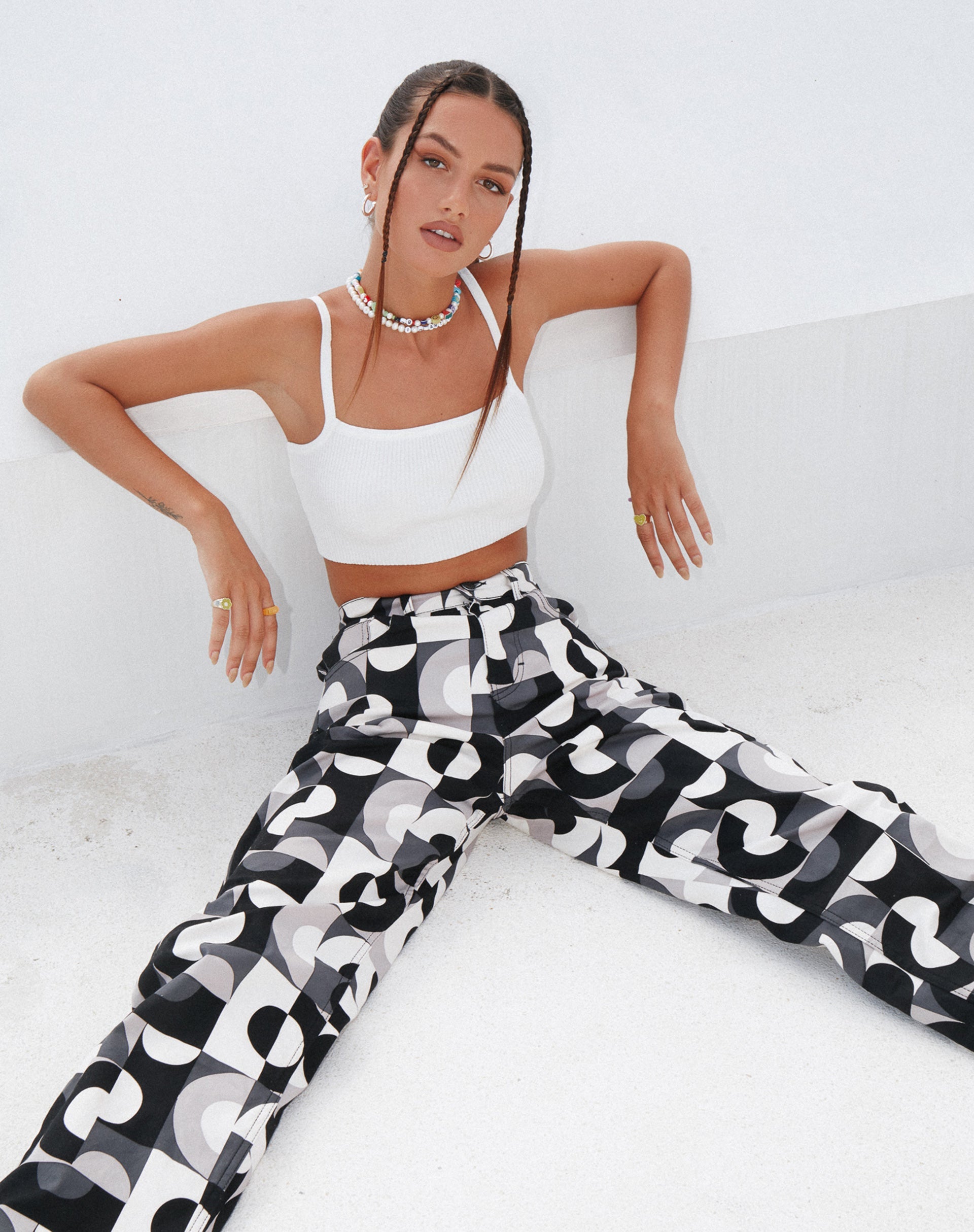 Bild von Parallel Jeans in Retro-Optik Spot