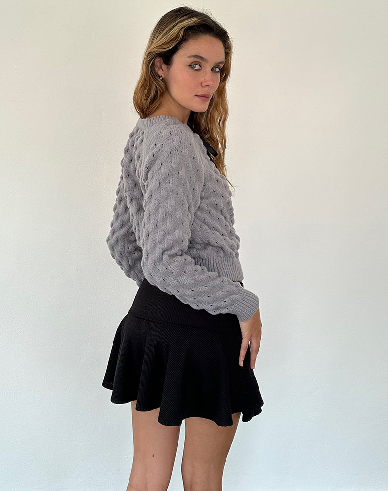 Bild von Paulette Strickjacke in Hellgrau