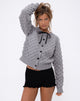 Bild von Paulette Strickjacke in Hellgrau