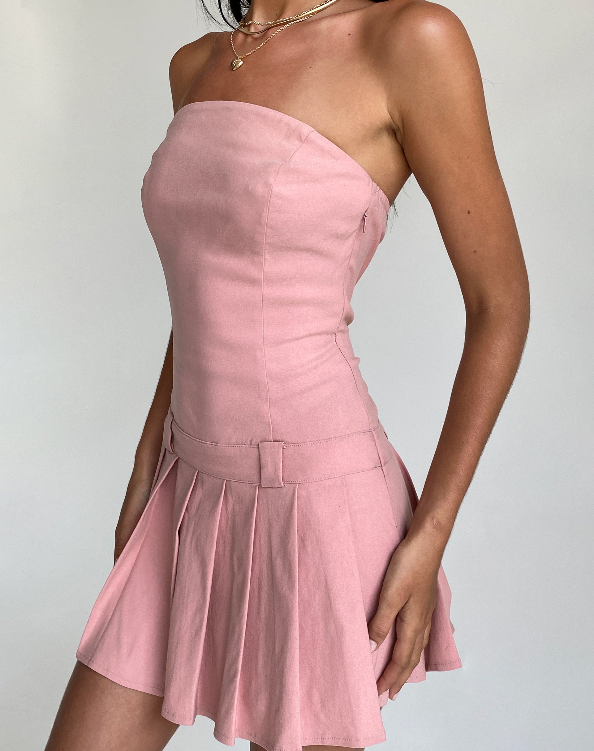 Bild von Payoda Bandeau-Minikleid in Rosa