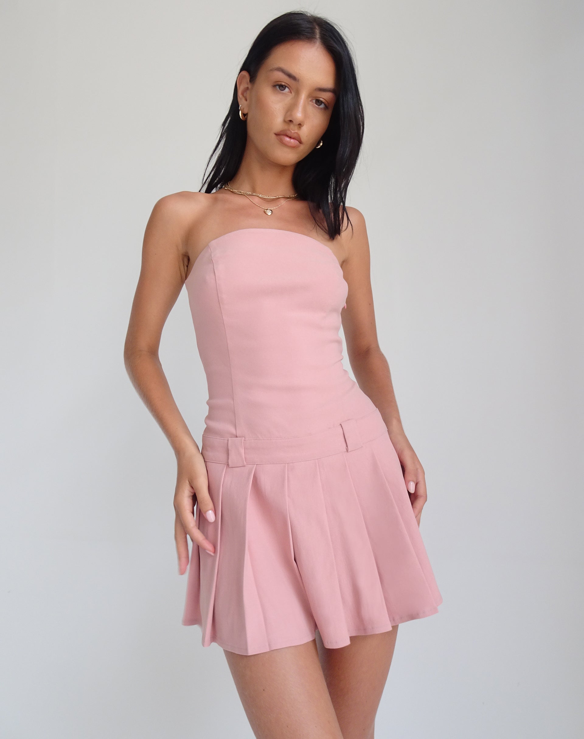 Bild von Payoda Bandeau-Minikleid in Rosa