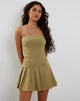 Bild von Payoda Bandeau-Minikleid in Tan
