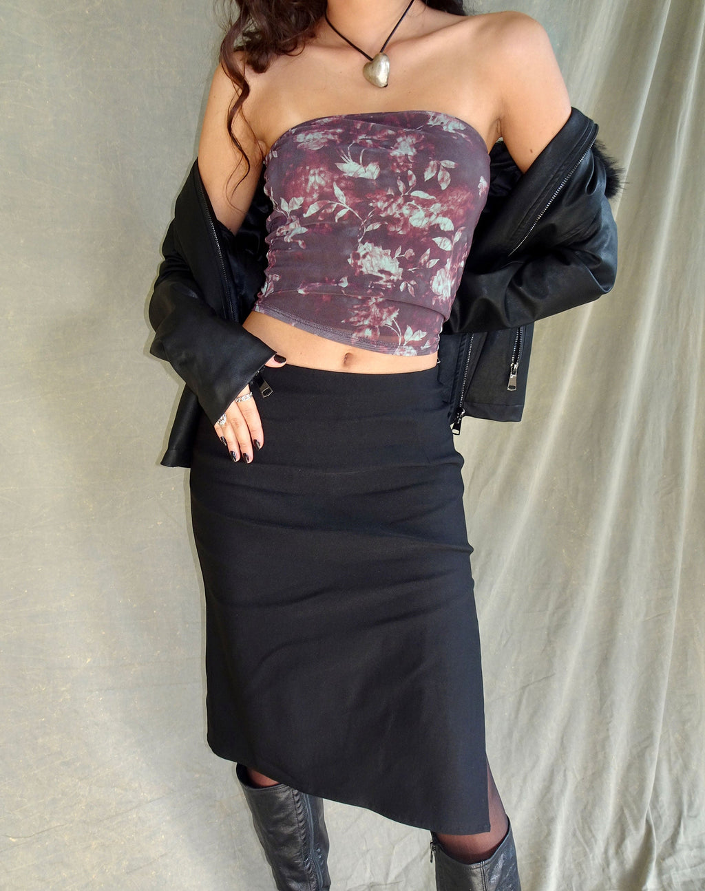 Peggy Bandeau-Top in Botanical Floral Braun