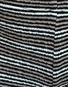 Schwarz und Braun gestreift