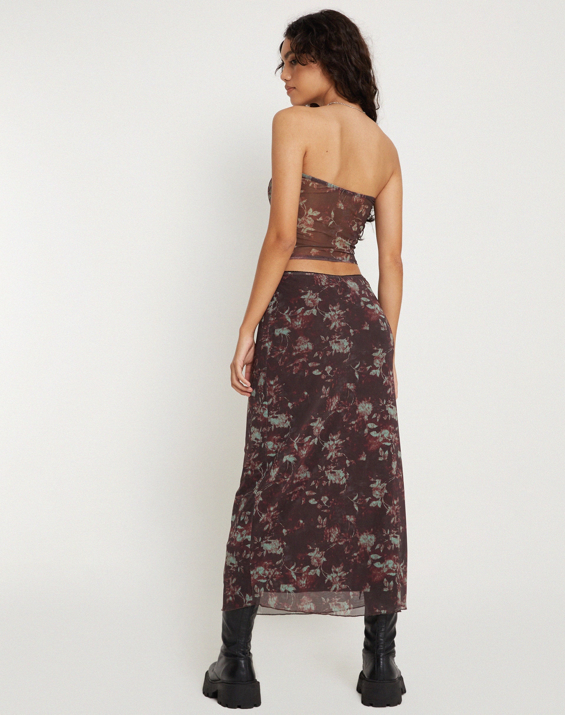 Abbildung von Peggy Bandeau Top in Botanical Floral Brown