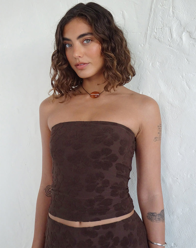 Image von Peggy Top in Hibiskus Terry Brown