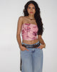 Abbildung von Peggy Bandeau Top in Watercolour Floral Blush